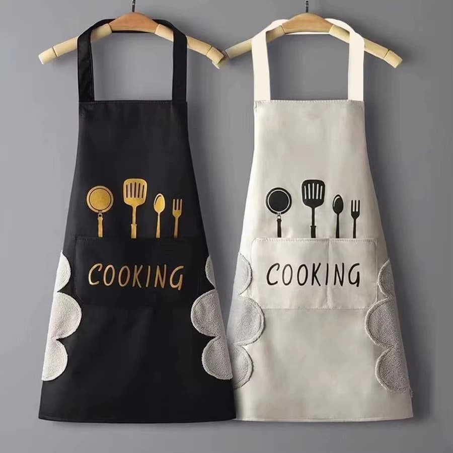 Avental Chef Não Molha Capa Proteção Cozinheiro Culinária Sujeira Roupa Impermeável  Restaurante