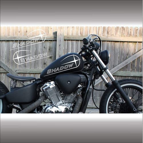Adesivo Tanque  Shadow Estrela Honda Custom 600 750 Preto