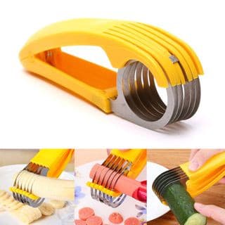 fatiador cortador banana salsicha legumes saladas inox cozinha confeitaria