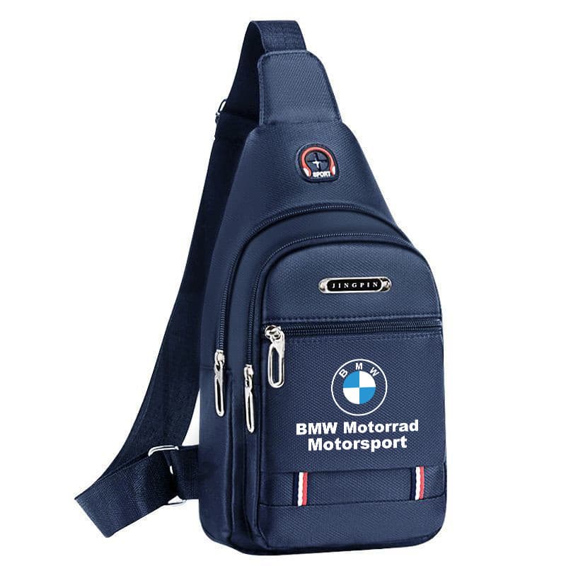 Bolsa Transversal Esportiva BMW para Motocicleta, Bolsa Masculina Modificada para Bicicleta, Bolsa Transversal Multifunc