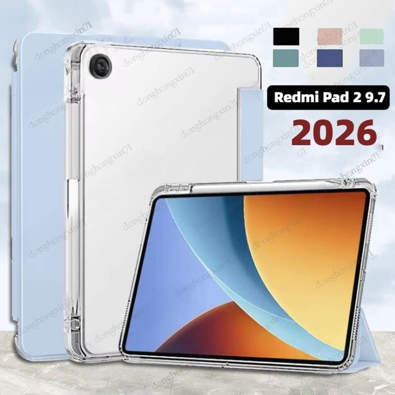 Capa Inteligente Para REDMI Pad 2 9.7 Polegadas Pad2 9.7 4G 2026 2SE Mi 7 8 Pro Poco X1 11.2 MIni 8.8 Com Suporte Caneta