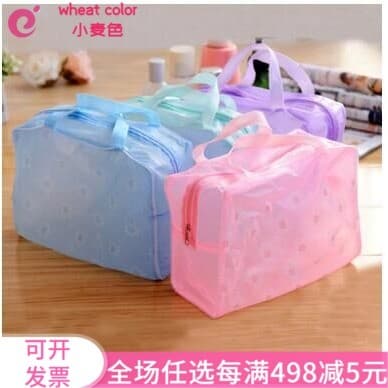 [398 Frete grátis] Bolsa de lavagem colorida flor Bolsa de viagem de negócios Bolsa à prova d'água Bolsa de lavagem port