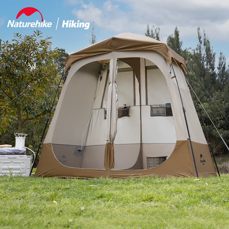 Naturehike Naturehike Tenda de chuveiro automática com separação seca e úmida, portátil, para banho ao ar livre, banheir