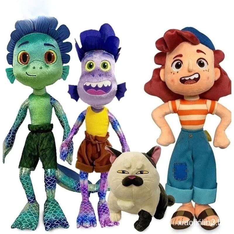 1 Peça Brinquedo de Pelúcia Monstro Luca Alberto do Filme Disney Pixar 18-45 cm Brinquedo de Gato Roxo para Meninas Pres