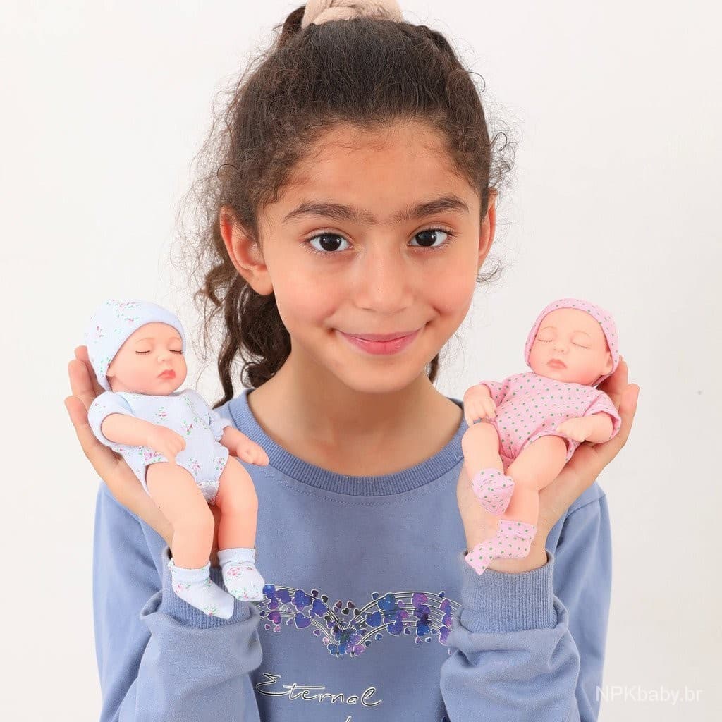 New Silicone Reborn Dolls 20cm Baby Reborn Brinquedos Impermeável Vinil Bebe Boneca Bonito Mini Reborn Baby Doll Para Me