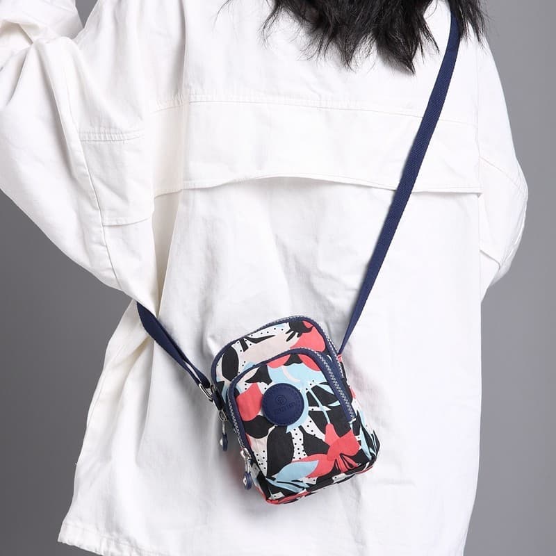 Bolsa para celular feminina mensageiro 2026 novo estilo Mini bolsa pequena bolsa de lona na moda All-Match Vertical um o