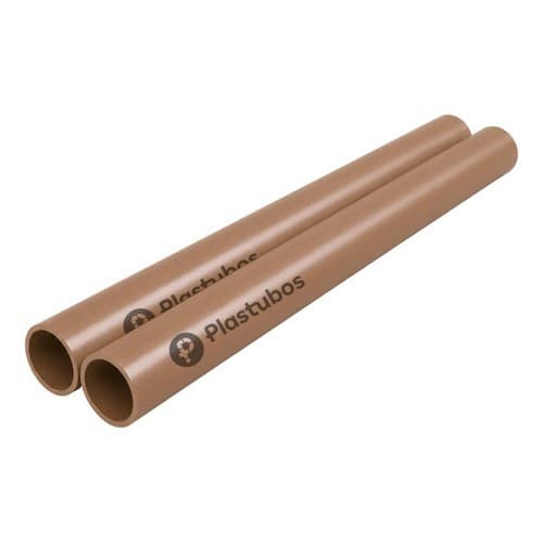Kit 2 Tubo Cano Pvc Soldavel 20mm 1/2  - 1 Metro Plastubos