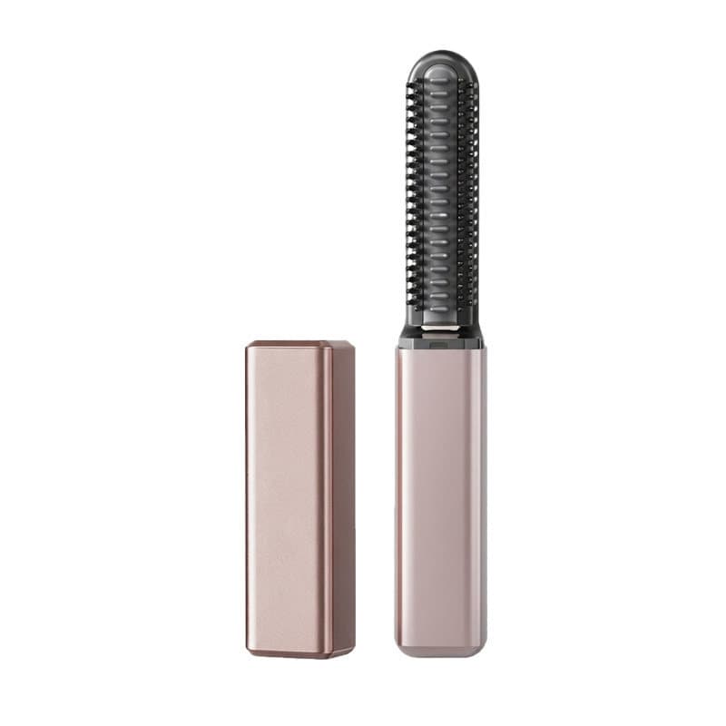 Pente de franja de bolso feminino 26 Mini pente de cabelo reto sem fio portátil tipo batom pente de aquecimento elétrico