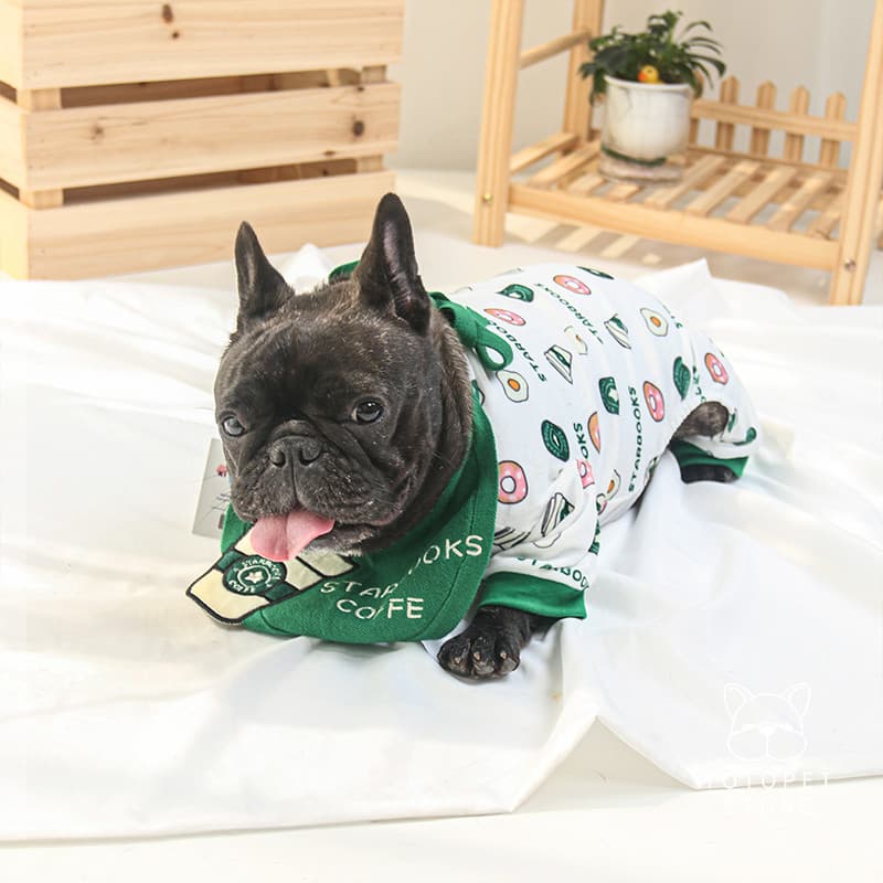 Camel House Dog Outono Inverno Pijama Cão Roupas para Animais de Estimação Outono Quente Teddy Bichon Pomeranian Luta Fr