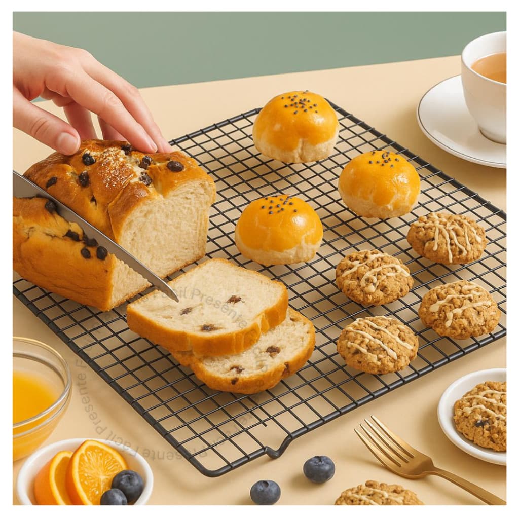 Grade para Resfriar Alimento Bolo e Biscoito Suporte de Balcão Para Cozinha Antiaderente Clink