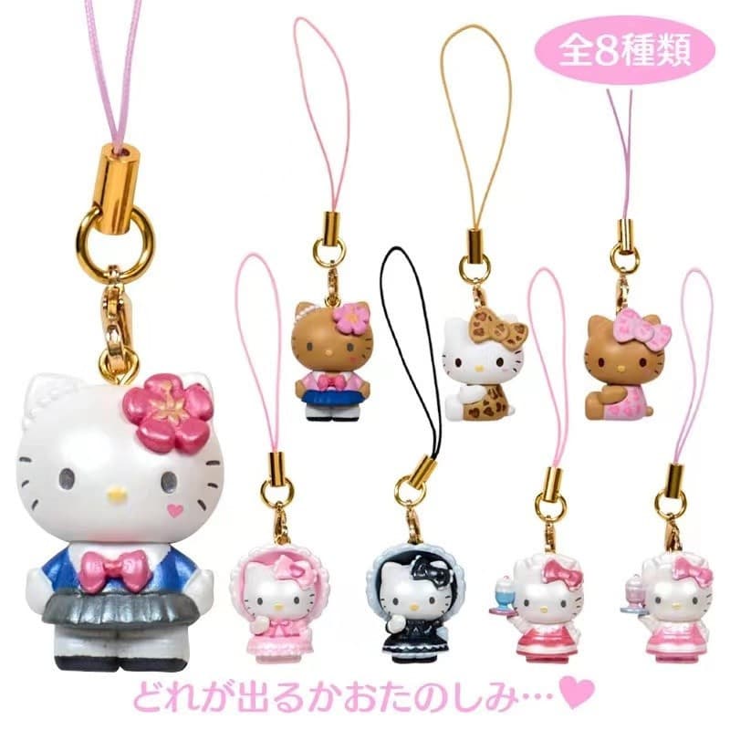 Sanrio NIC KT Series Blind Box Hello Kitty Chaveiro Fofo Brinquedo Pendente Presente Infantil Decoração