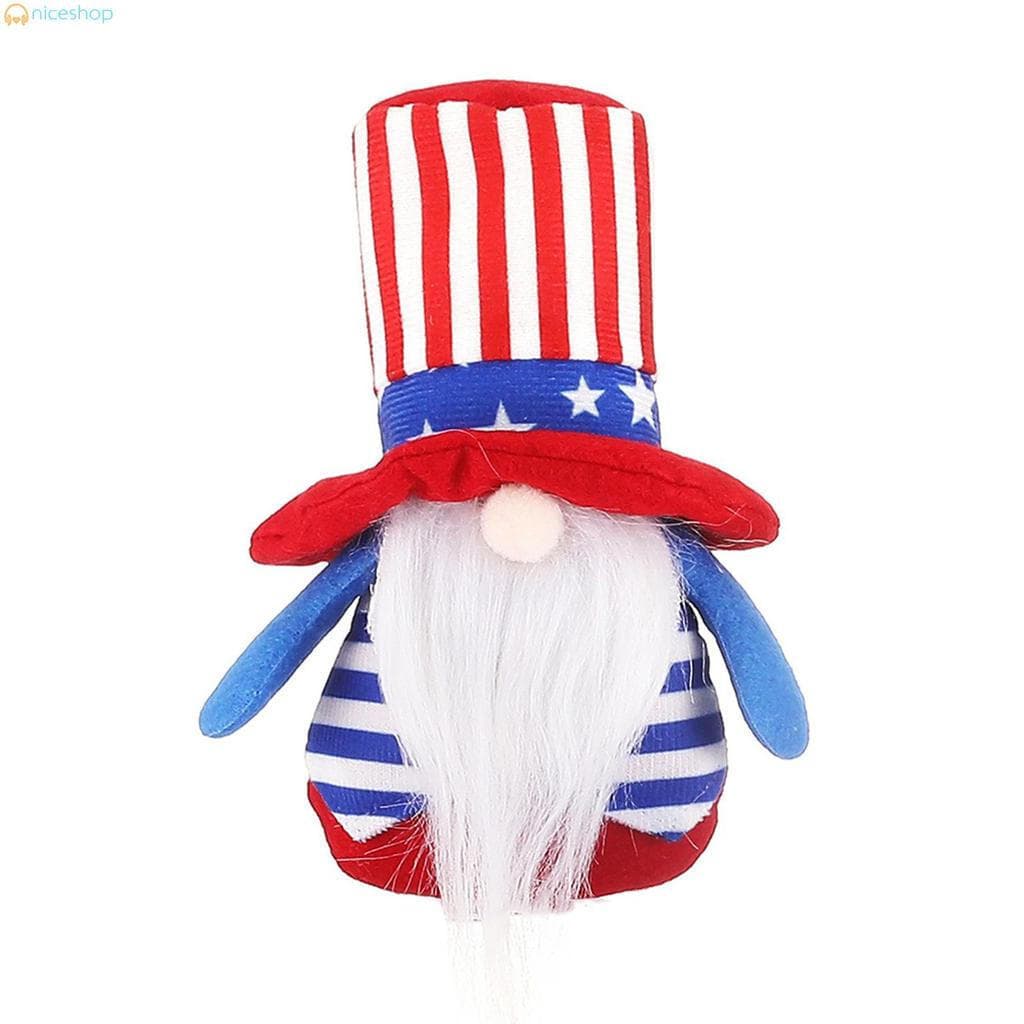 Gnomo De Natal Americano Patriótico Decoração Do Dia Da Independência 4 De Julho Memorial