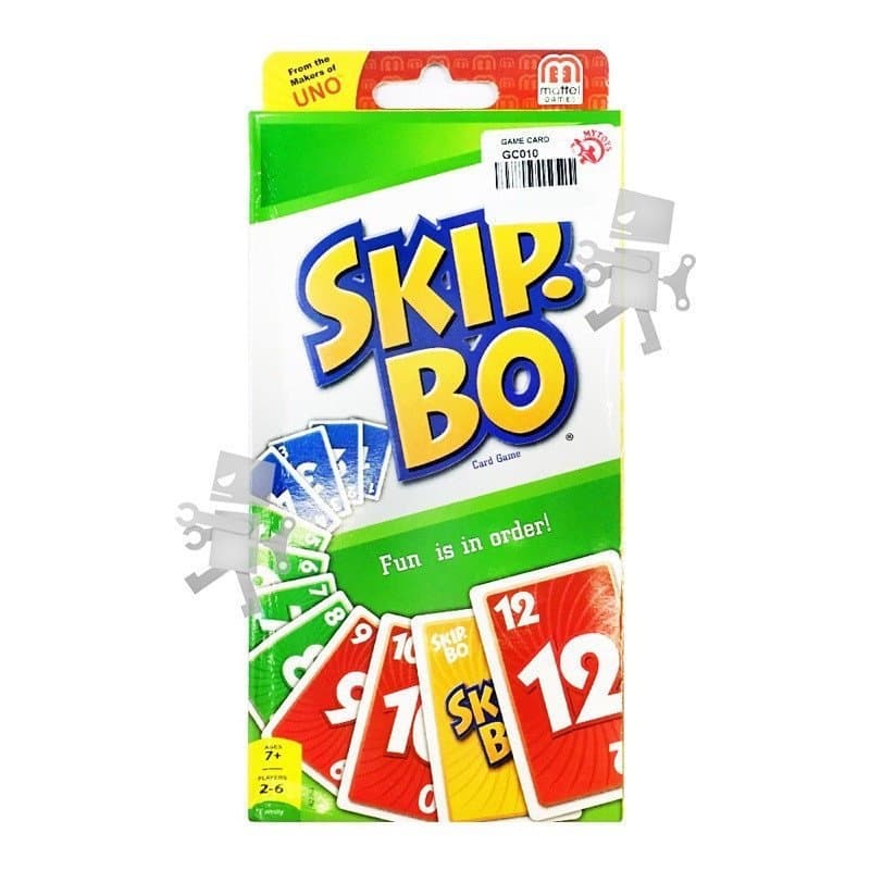 Skip Bo Cards Família Jogos Board Jogos Indoor Brinquedos para a Família RFGS