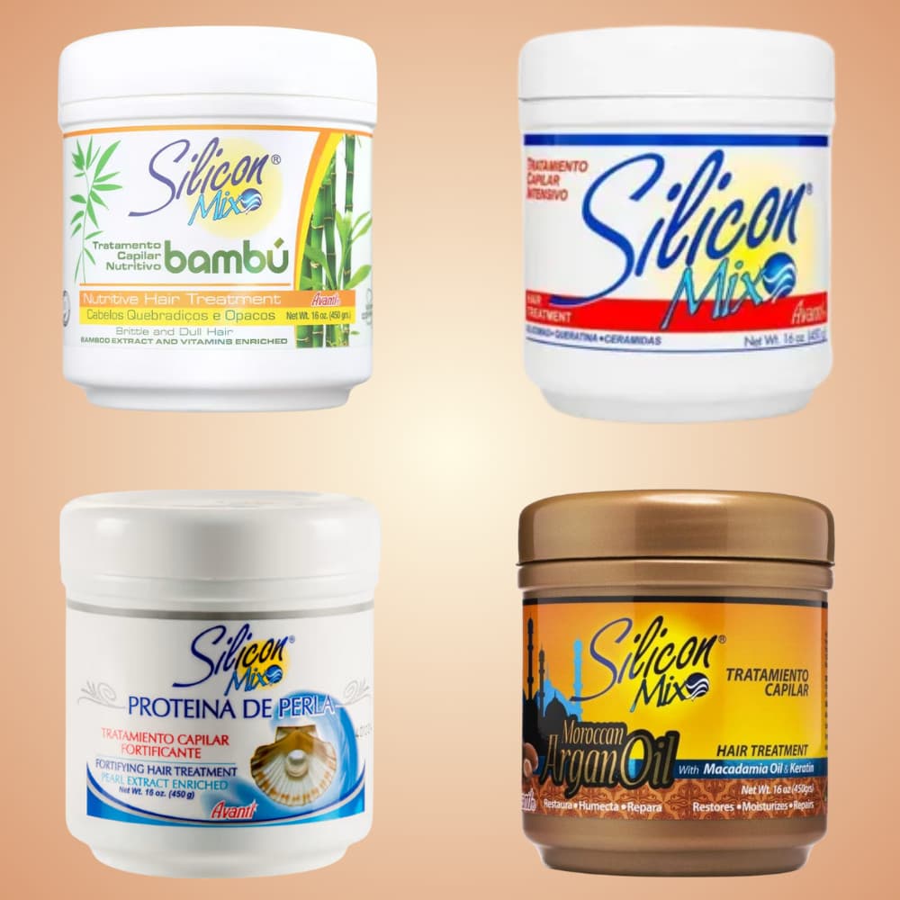 Máscara Tratamento Silicon Mix Bambu, Avant, Proteína de Perla ou Moroccan Argan Oil - 450g