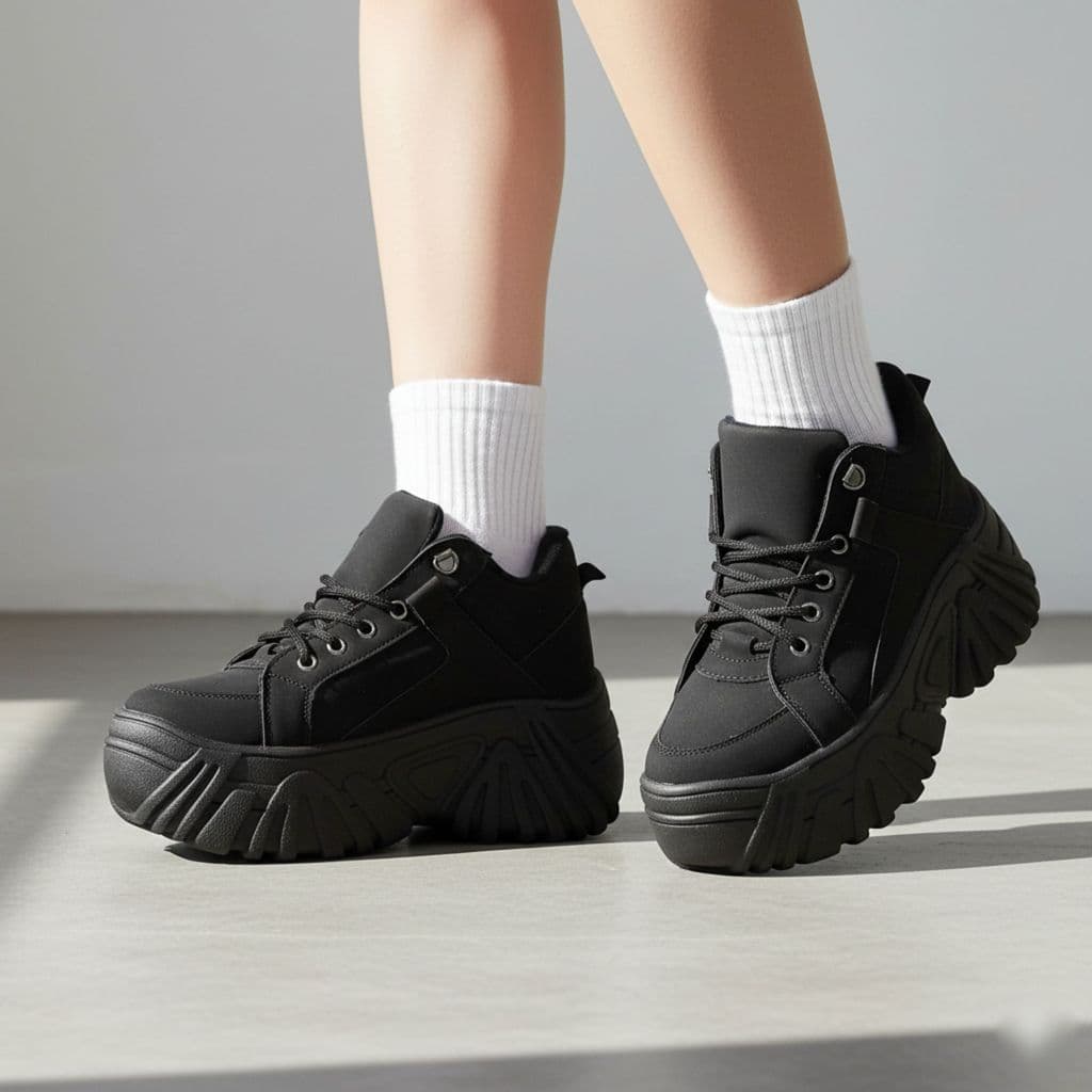 Tênis Buffalo Chunky Sneaker Plataforma 7cm de altura Tênis Para Festa Envio Imediato