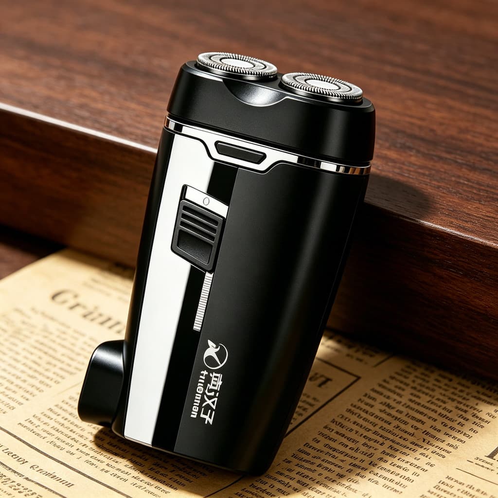 Navalha de homem Real elétrica masculina de lâmina dupla recarregável Mini pequena navalha portátil
