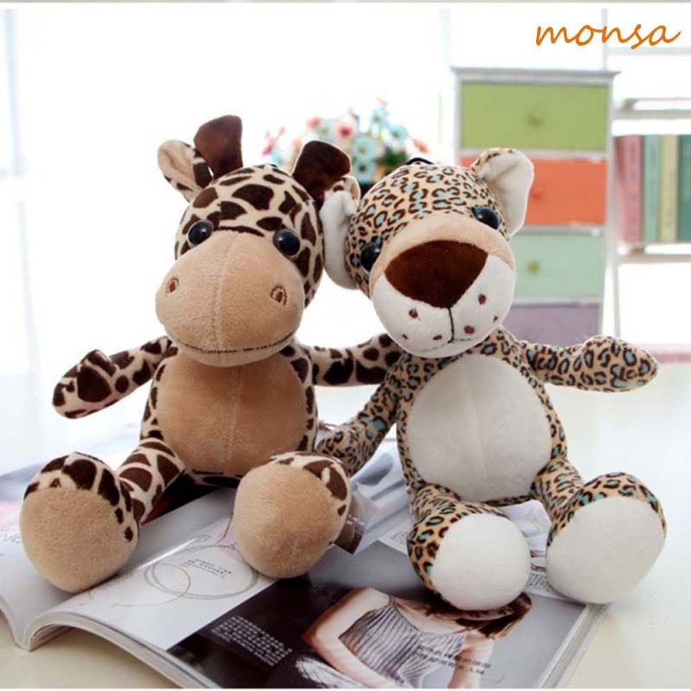 MONSA Brinquedos De Pelúcia Leão | Brinquedo Macio Leopardo Decoração Para Casa