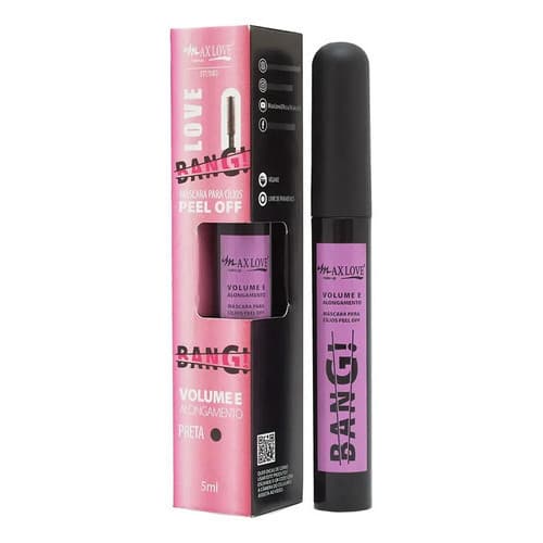 Máscara Cílios Peel Off Bang Volumoso N°21 - Max Love