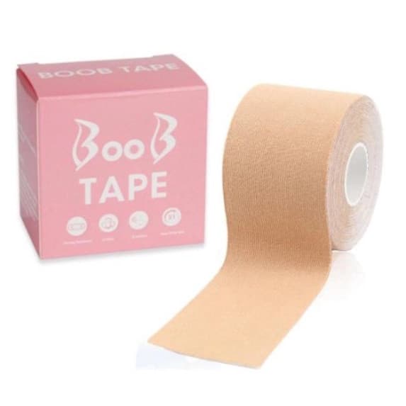 1/2 Sutiã Rolo Adesivo Levanta Peito Seio Fita Boob Tape Invisível