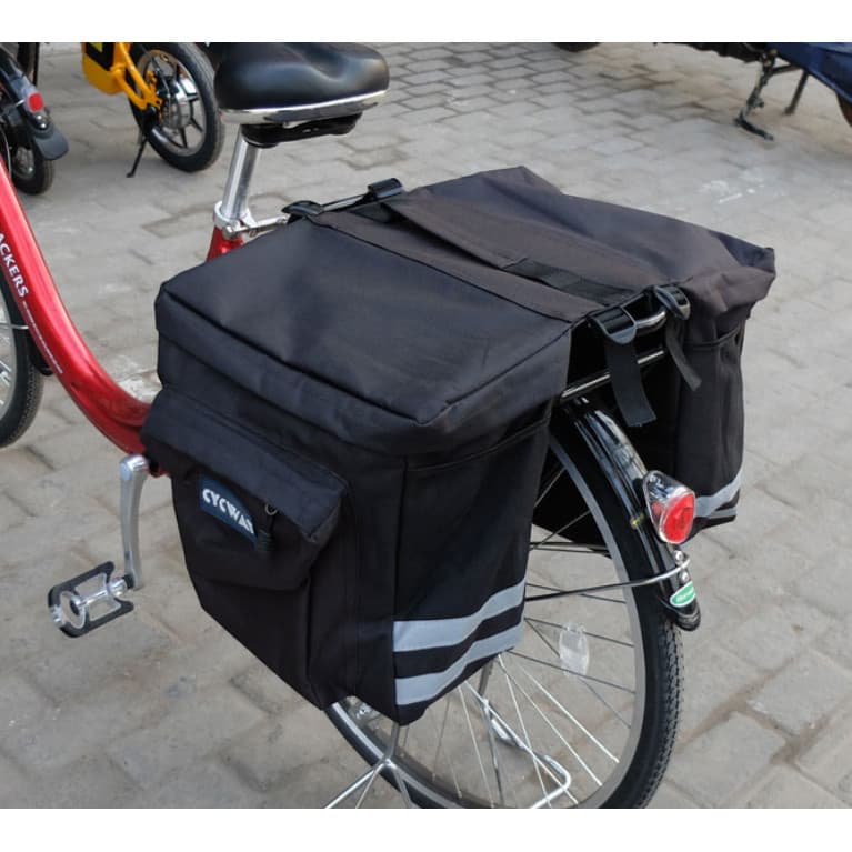 Cycway bolsa de prateleira traseira bolsa de camelo sacola de bicicleta bolsa Piggyback Chuanzang bolsa traseira de Moun