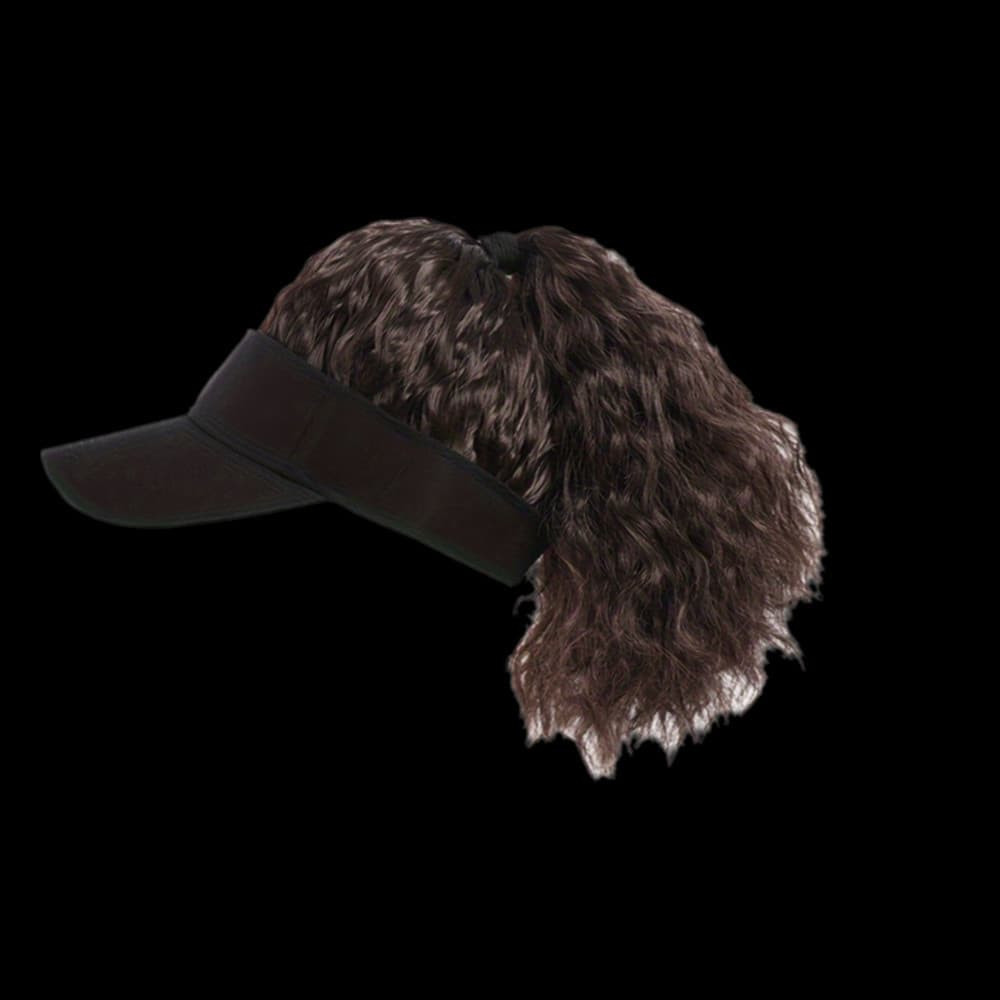 Chapéu YONGWANG Com Cabelo Preso , Boné De Beisebol , Rabo De Cavalo , Encaracolado , Top Oco