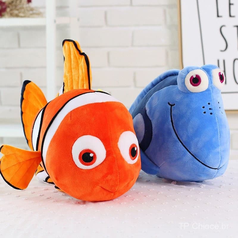25cm Anime Peixe PP Algodão Recheado Brinquedo De Pelúcia Animal Dory Filme Bonito Palhaço Boneca Macia Adorável Para Cr