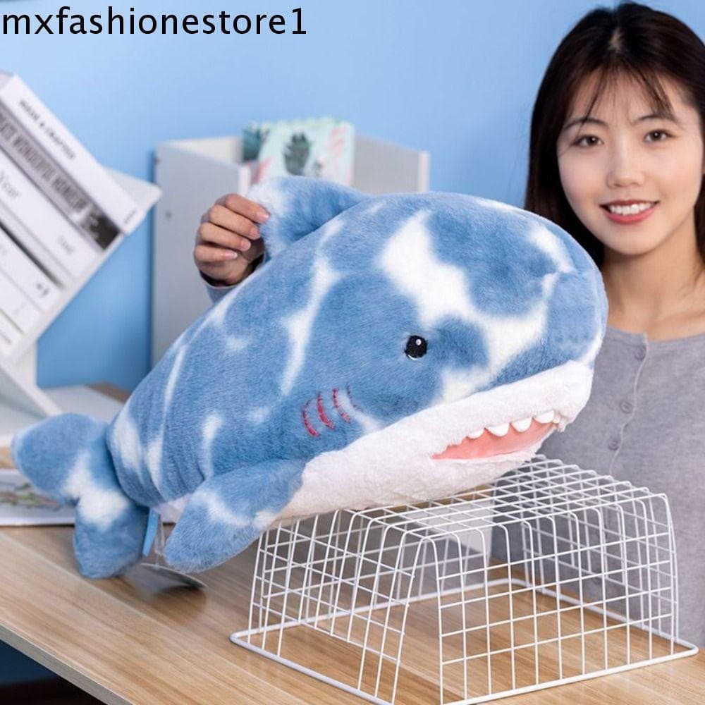 MXFASHIONE Boneca De Tubarão Manchado , Brinquedo De Pelúcia Série Oceano Estilo Japonês Animal Marinho Piebald