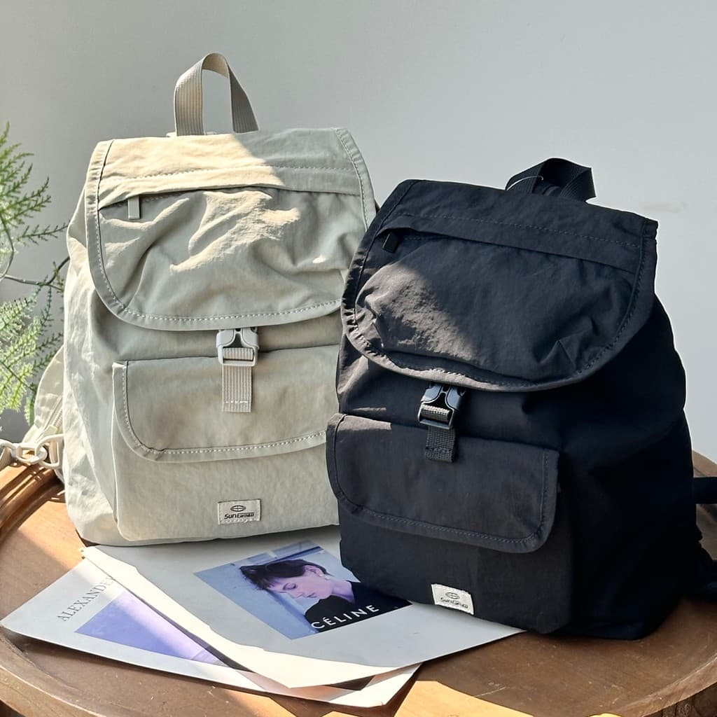 Contador japonês genuíno Ultra-leve mochila Mini saco das mulheres dos homens mochila de um ombro Crossbody saco de peit