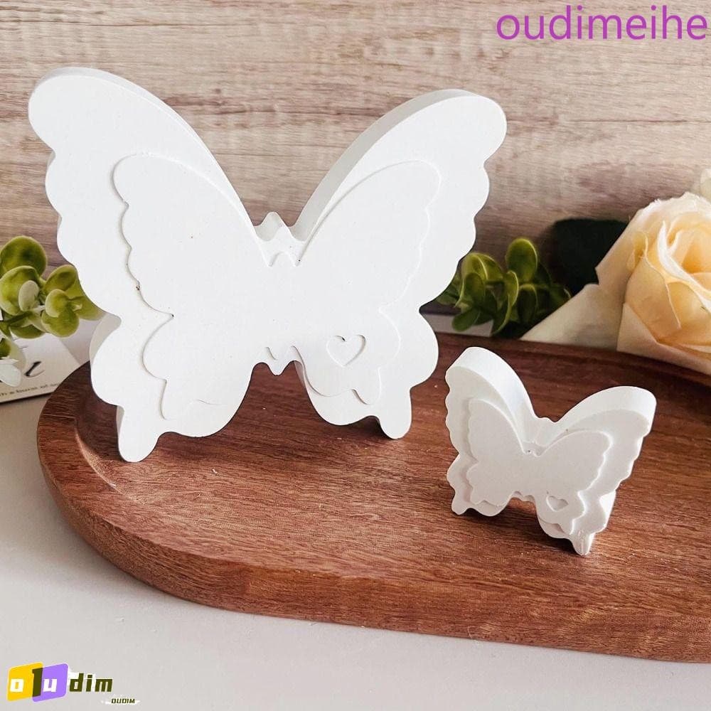 Molde De Silicone Borboleta OUDIMEIHE , Vela Artesanal 3D , DIY Reutilizável Sabão Fabricação De Velas