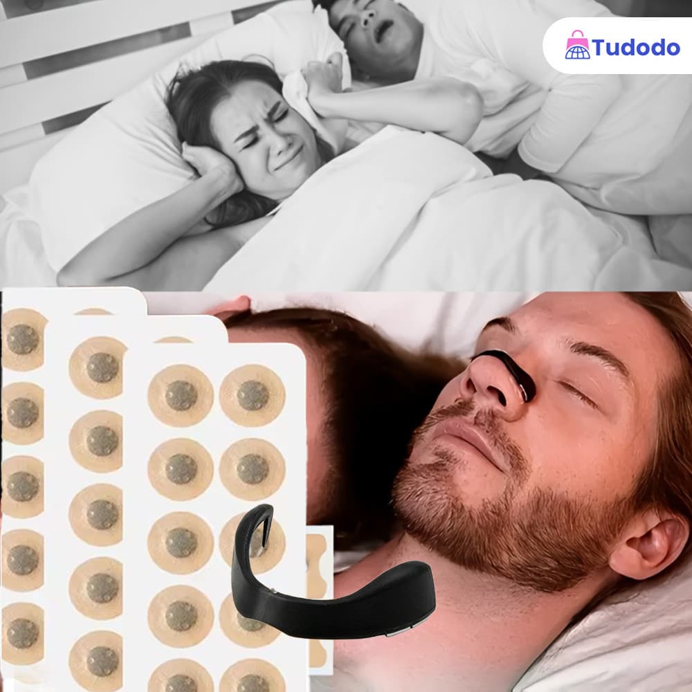 Expansor Nasal de Uso Noturno para Respiração Mais Tranquila