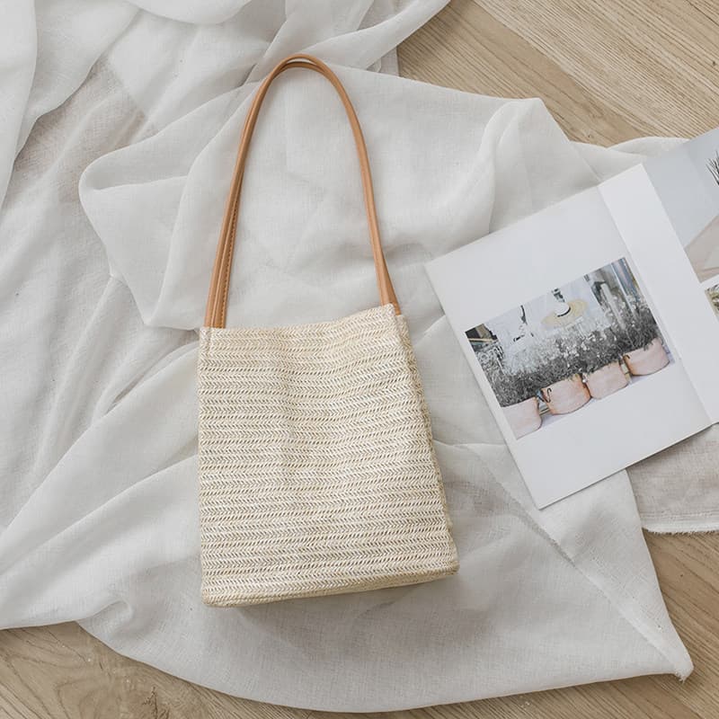 bolsa feminina bolsa transversal feminino Sacola Casual coreana de cor contrastante de semente de oxigênio