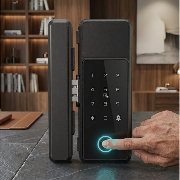 Fechadura Biométrica Digital com Senha Tecnologia e Segurança janoclick