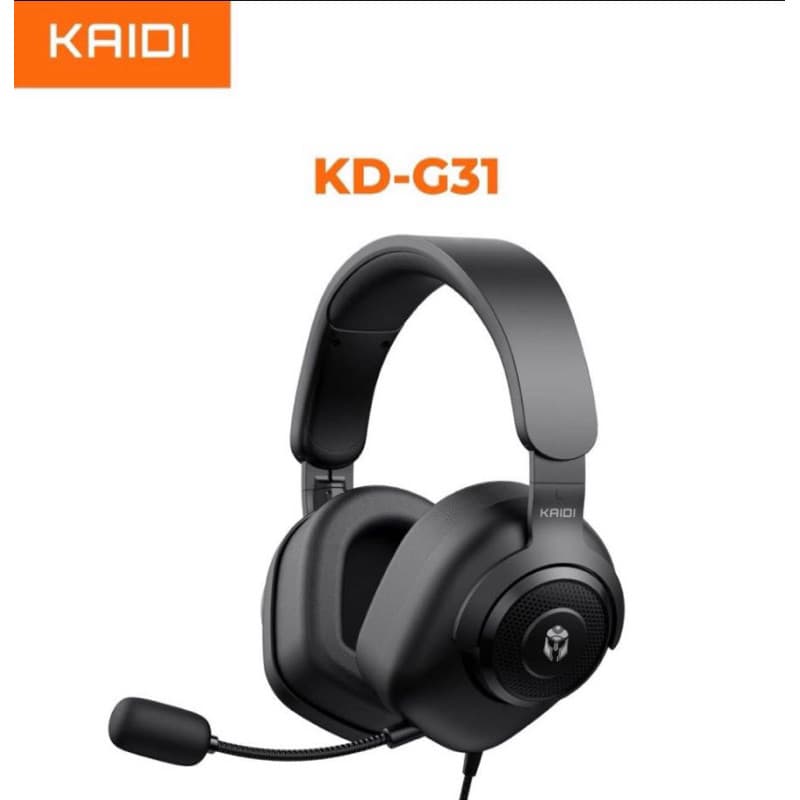 Fone Gamer Kaidi KD-G31 | Headset com Microfone | Isolamento Acústico | Conforto Total
