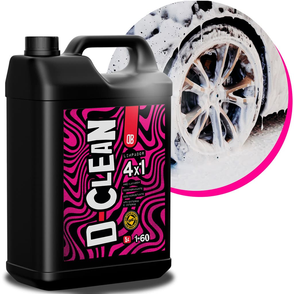 Dub Boyz D-clean 4x1 Shampoo Limpeza Interna Externa Automotivo Litros Limpador 5l