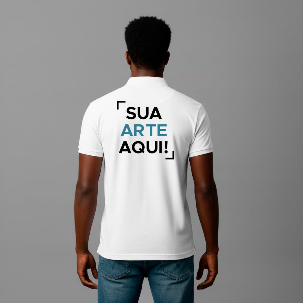 Camisa Polo Piquet Personalizada Unissex Premium Empresa