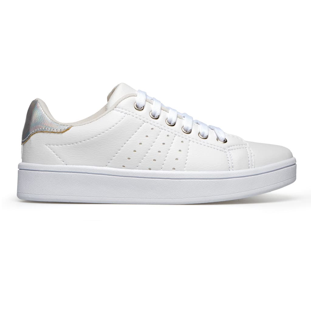 Tênis Feminino Branco Casual Para Dia a Dia Clássico Leve Confortável Macio Básico