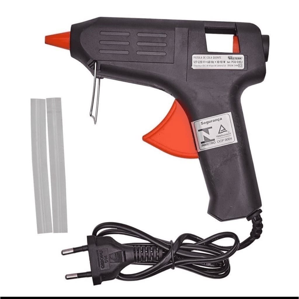 Pistola Cola Quente Bivolt 20W Cola Fina