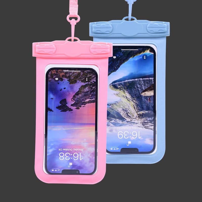 Tebile saco à prova dwaterproof água do telefone móvel tela de toque capa natação equipamento deriva duplo transparente