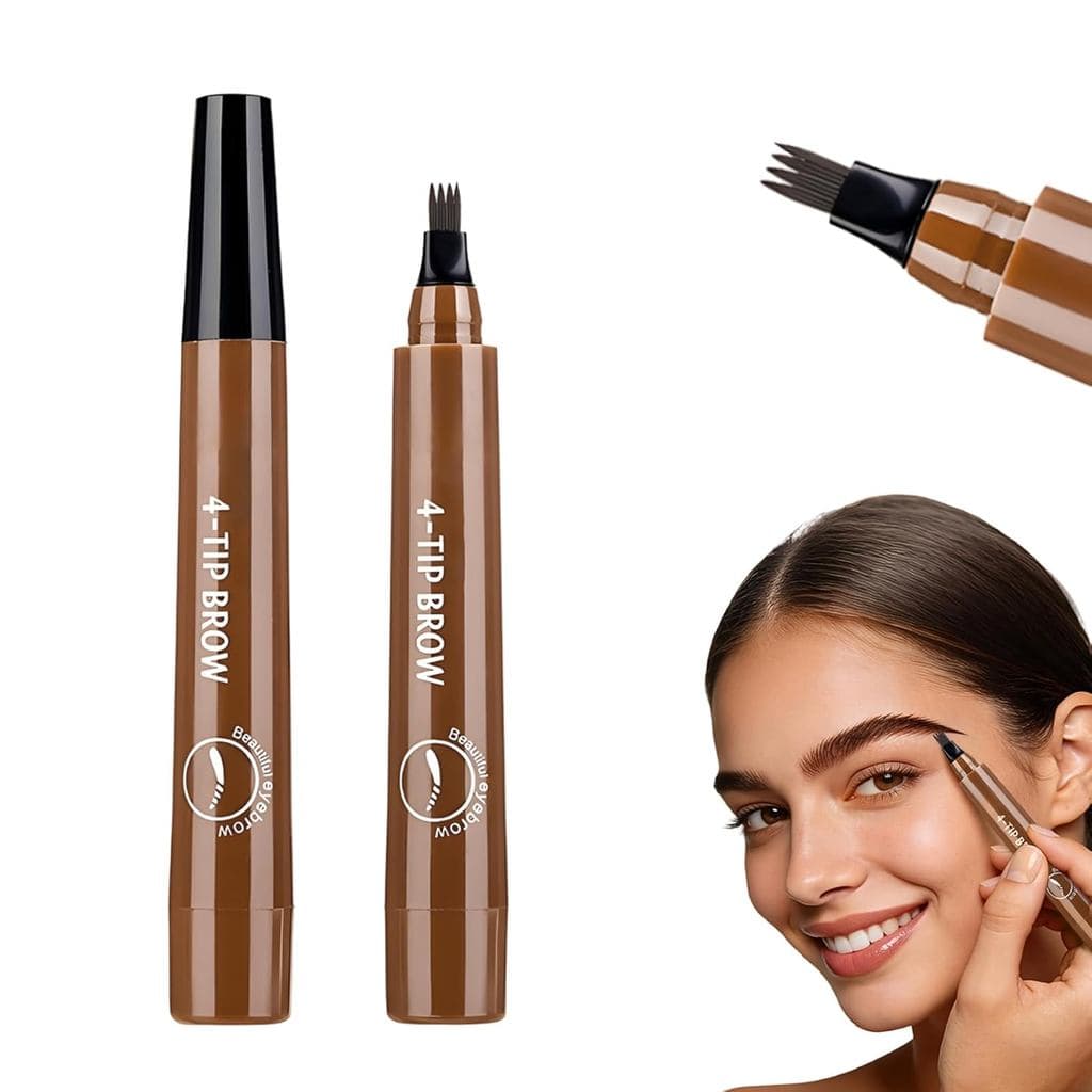 2025 Nova Caneta de Microblading para Sobrancelhas, Lápis de Sobrancelha à Prova d'Água para Mulheres, Caneta para Sobra