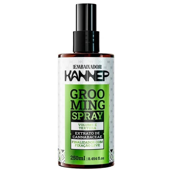 Spray Grooming Capilar Embaixador Kannep 250ml Volume Textura e Fixação Leve