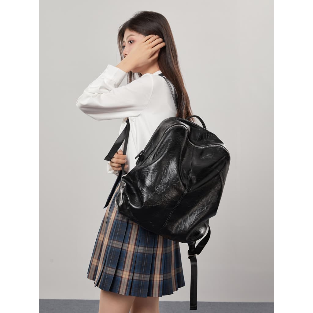High-End nicho mochila feminina 2026 novo estilo Commuter computador mochila grande capacidade lazer viagem estudante mo