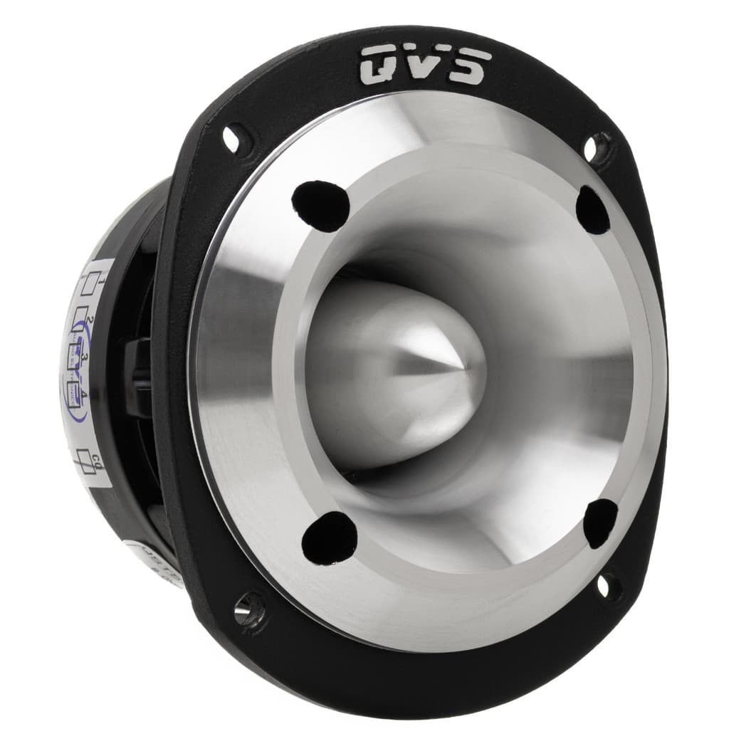 Super tweeter QVS 530TRIO 150rms 8 ohms Super tuita Preto e Branco Som Automotivo
