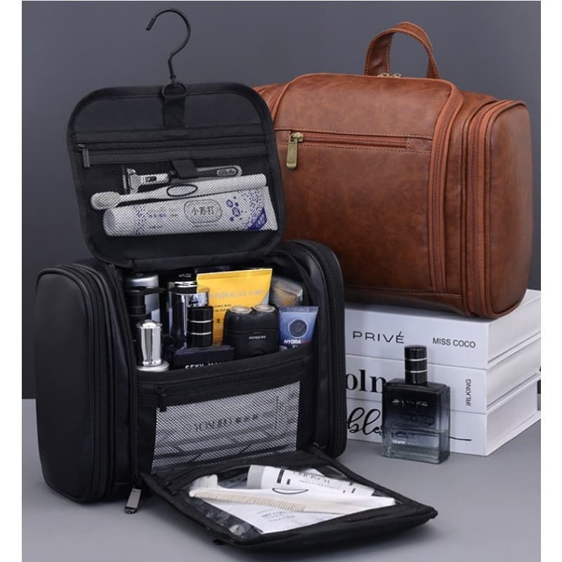 Bolsa Organizadora De Cosméticos Masculina Multifuncional Suspensa , Grande Capacidade , À Prova D'água , Dobrável , Por