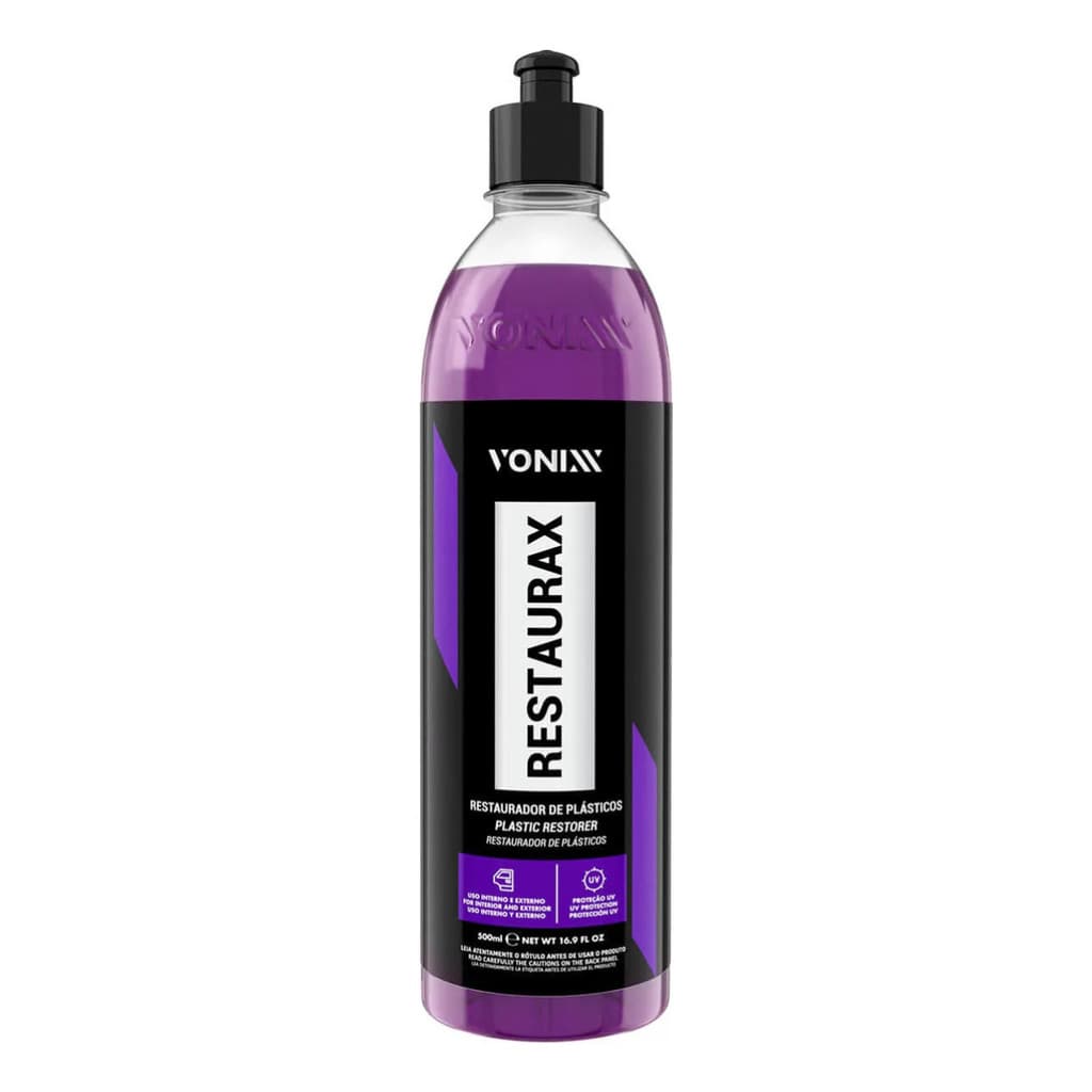 Revitalizador Restaurador De Plástico Restaurax 500ml Vonixx
