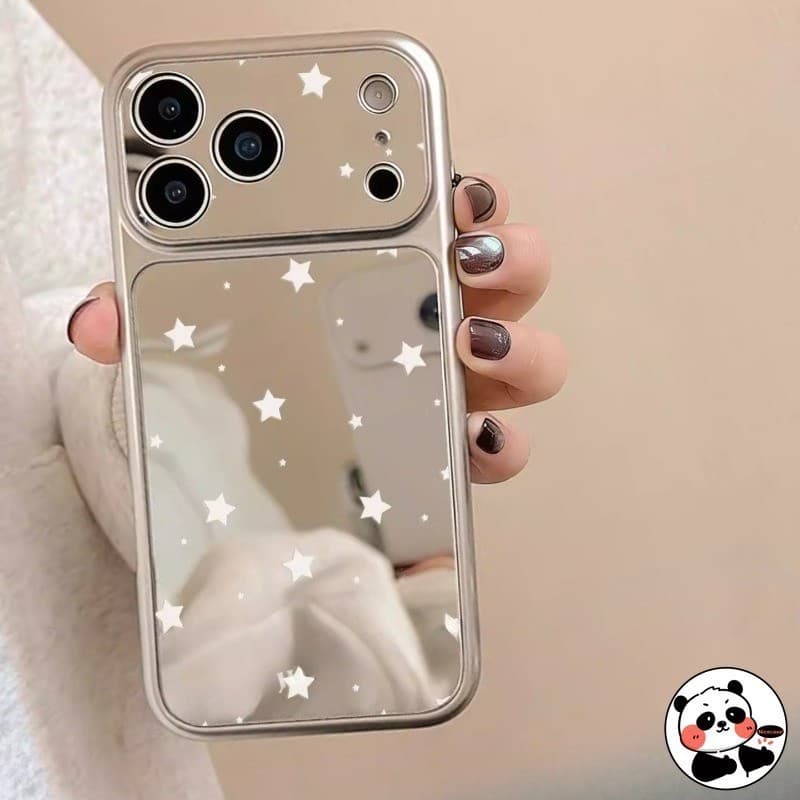 Capa De Telefone Espelhada Prateada Para Xiaomi Poco C85 C75 C71 C65 F8 F7 Ultra F6 F5 Pro F4 F3 5G 4G Luxo Desenho Anim
