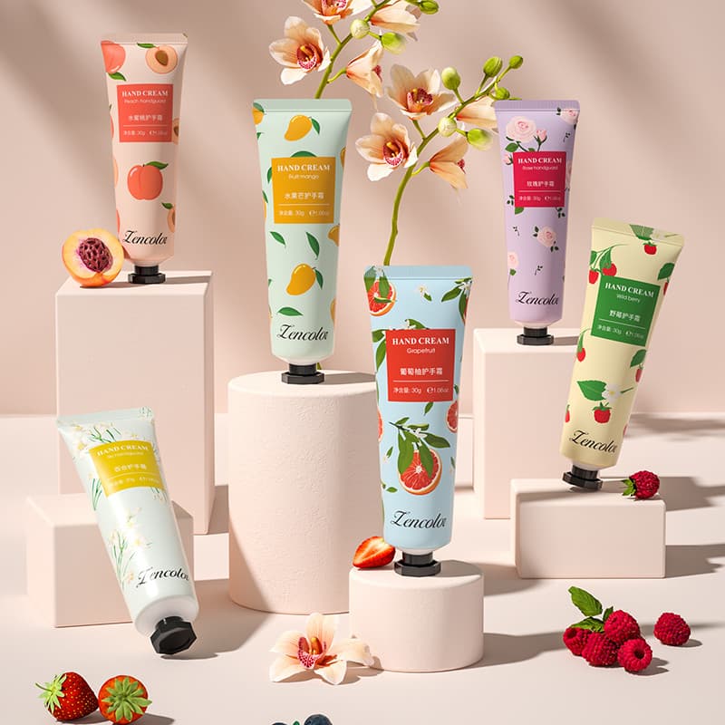 10 palitos creme para as mãos Floral frutado perfume hidratante hidratante rejuvenescedor rejuvenescimento da pele Anti-