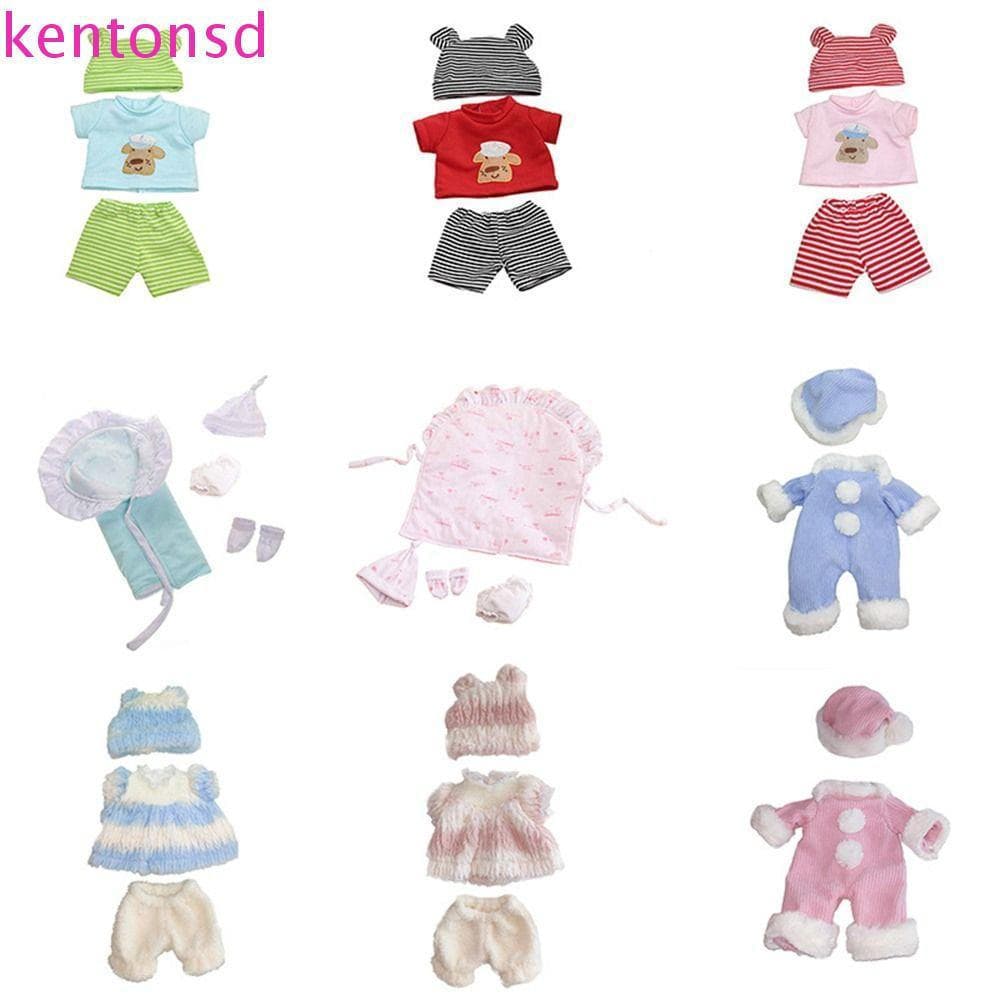 KENTONSD Vestido De Boneca De 30cm , Saia De Pijama , Roupas , Terno Casual Fofo Bebê