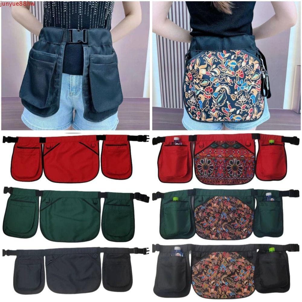 Bolsa De Cintura Portátil JUNYUE , Avental De Cinto Ajustável Resistente A Óleo À Prova D'água , Pochete De Poliéster Co