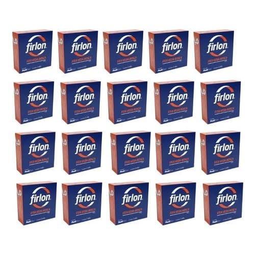 Kit 20 Fita Veda Rosca 12mm X 25 Metros Firlon Branco