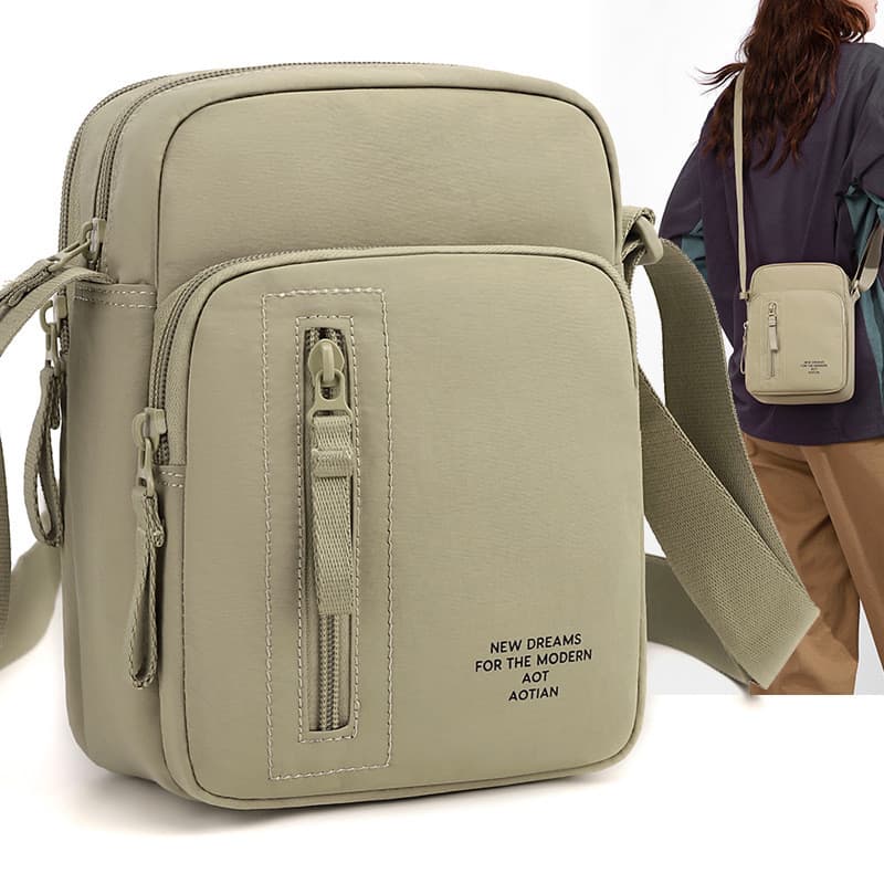 Bolsa masculina de negócios Casual, à prova d'água, tecido Oxford, bolsa de ombro, mensageiro, vários compartimentos, mo